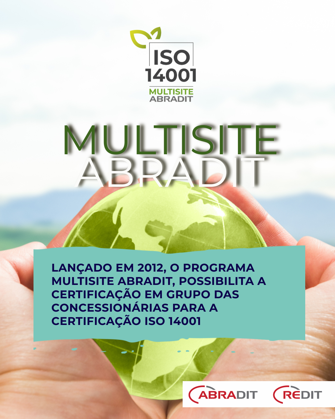 Certificação ISO 14001 via Multisite – ABRADIT